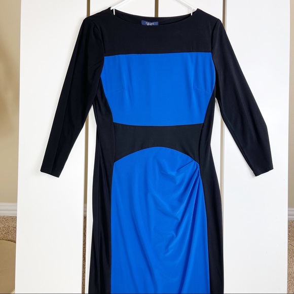 Chaps Dresses & Skirts - Chaps Long Sleeve Stretch Jersey Dress - Medium